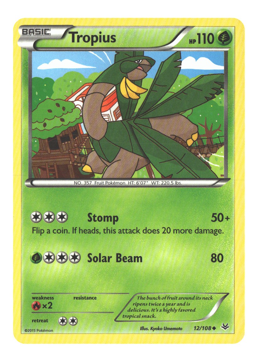 12/108 Tropius Uncommon Normal