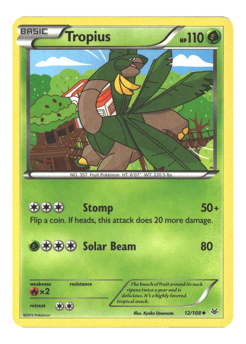 12/108 Tropius Uncommon Normal