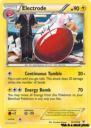 22/108 Electrode Uncommon Reverse Holofoil