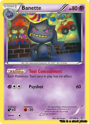 Normal Banette (31) [31/108 Lightly Played ]