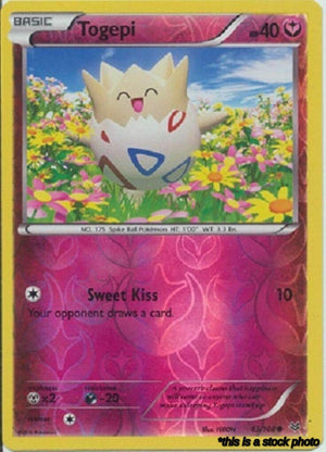 Reverse Holofoil Togepi [43/108 Lightly Played ]