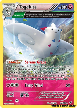 46/108 Togekiss (46 Delta) Holo Rare Holofoil