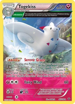 Holo Rare Togekiss (46 Delta) [46/108 Near Mint ]