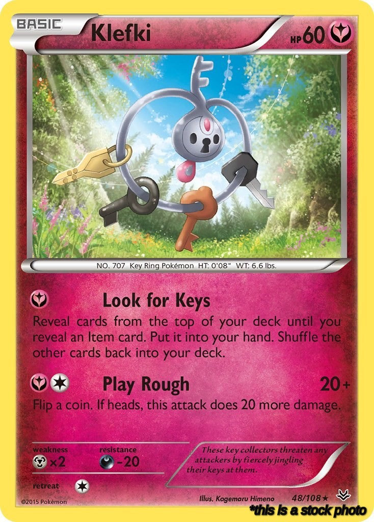 Normal Klefki [48/108 Lightly Played ]