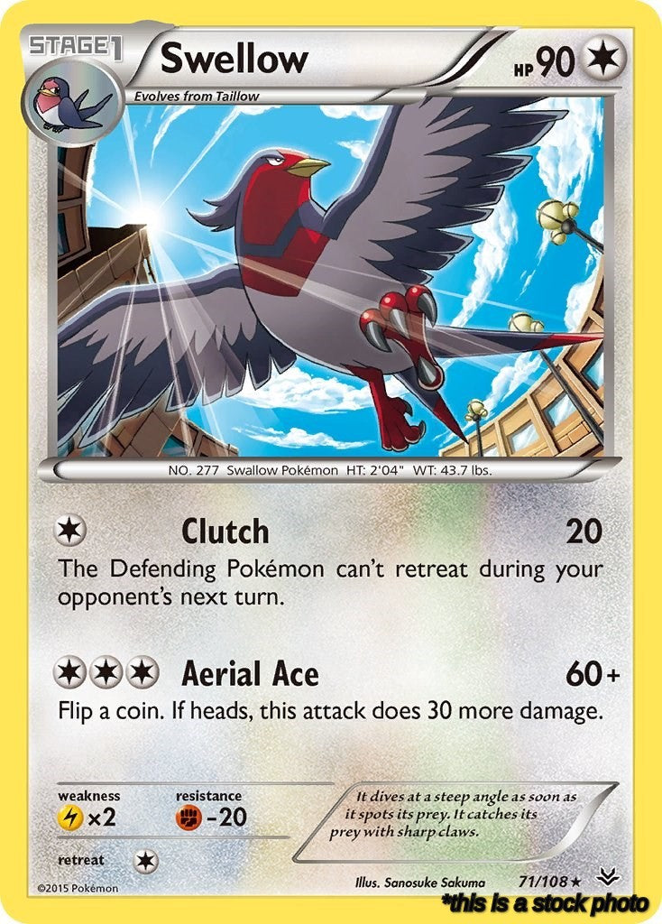 Rare Swellow (71) [71/108 Lightly Played ]