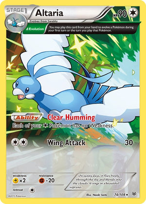 Rare Altaria (74 Delta) [74/108 Near Mint ]