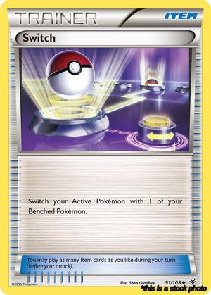 Reverse Holofoil Switch [91/108 Lightly Played ]