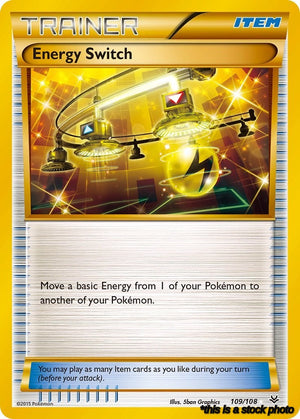 109/108 Energy Switch Secret Rare Holofoil