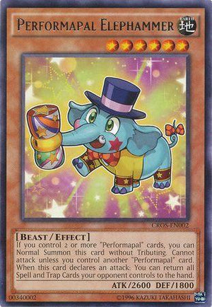 Unlimited Performapal Elephammer [CROS-EN002 Lightly Played] Rare