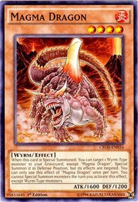 1st Edition Magma Dragon [CROS-EN034 Lightly Played] Common / Short Print