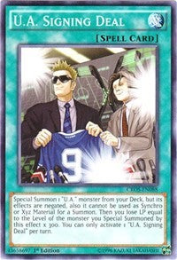 Unlimited U.A. Signing Deal [CROS-EN088 Near Mint] Common / Short Print