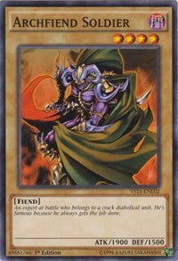 1st Edition Archfiend Soldier [YS15-ENL02 Near Mint] Common / Short Print
