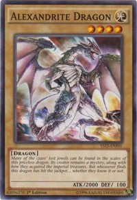 1st Edition Alexandrite Dragon [YS15-ENF01 Near Mint] Common / Short Print