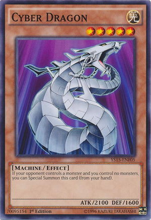 1st Edition Cyber Dragon [YS15-ENF05 Near Mint] Common / Short Print