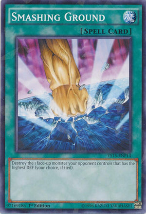 1st Edition Smashing Ground (Shatterfoil) [YS15-ENF14 Near Mint] Shatterfoil Rare