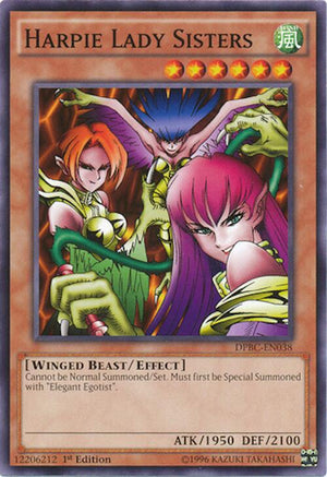 1st Edition Harpie Lady Sisters [DPBC-EN038 Near Mint] Common / Short Print