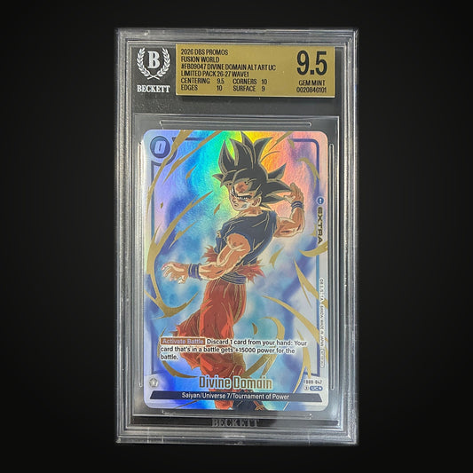Divine Domain FB09-047 Alt Art — BGS 9.5 Gem Mint (Dragon Ball Super Fusion World Limited Pack 26-27 Wave 1 Promo)