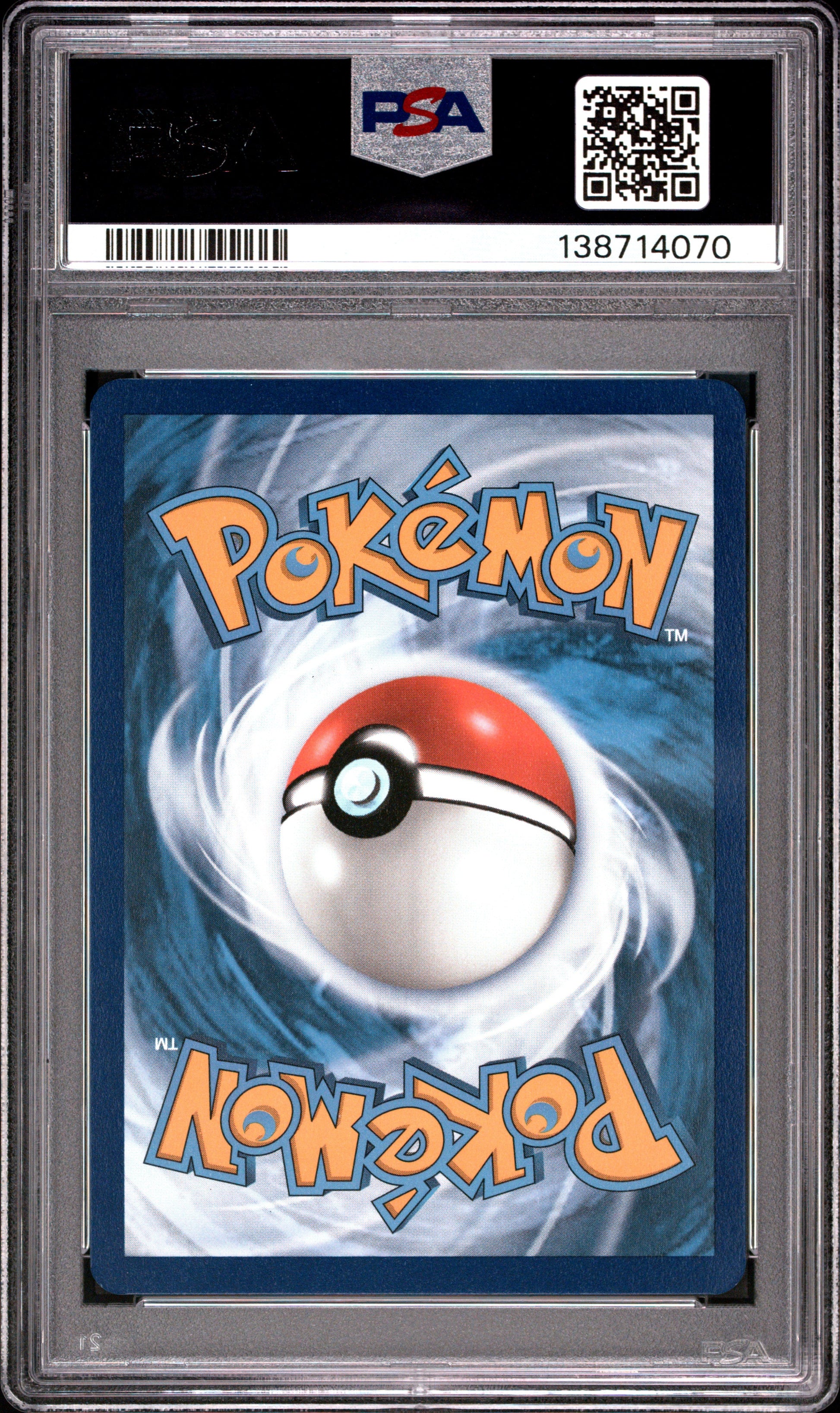 Eevee PSA 9 MINT Prismatic Evolutions ETB Promo #173 - Back (PSA Slab)
