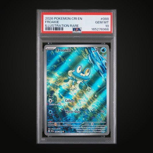 Froakie 088/086 Illustration Rare — PSA 10 Gem Mint (Chaos Rising)
