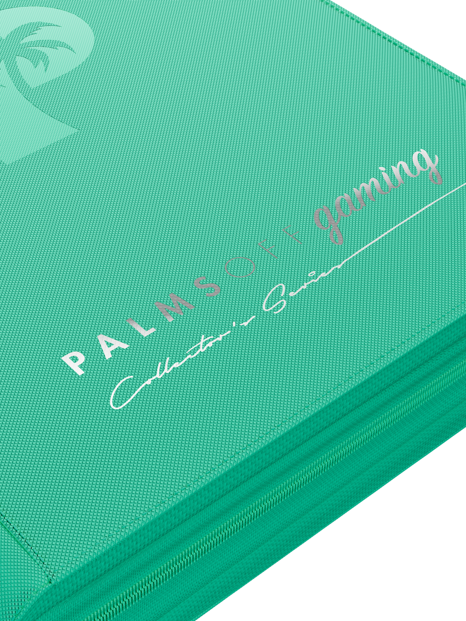 Palms Off Gaming | Collector's Series 4 Pocket Zip Binder - Turquoise