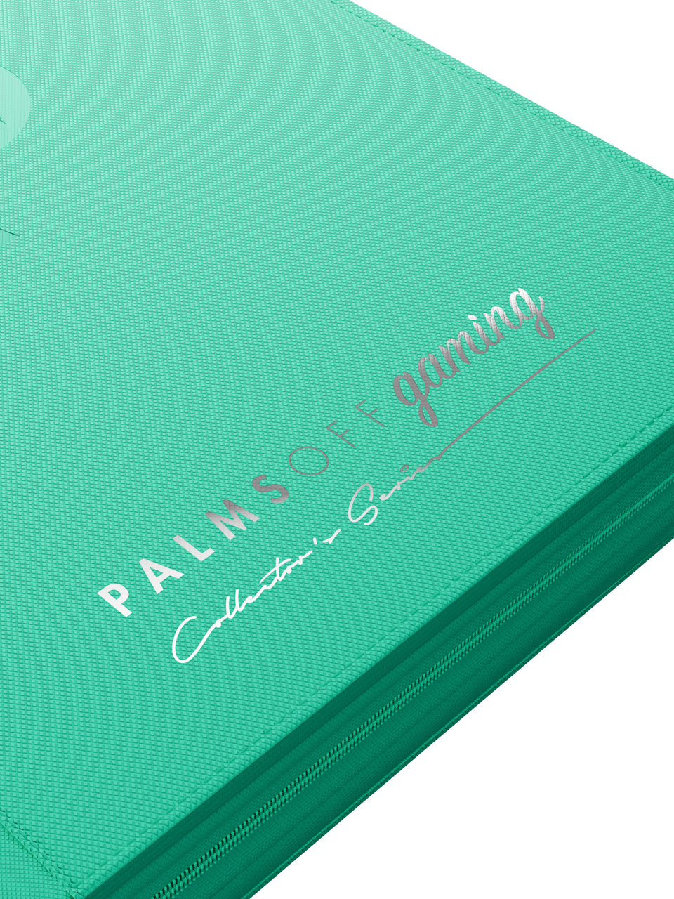 Palms Off Gaming | Collector's Series 9 Pocket Zip Binder - Turquoise