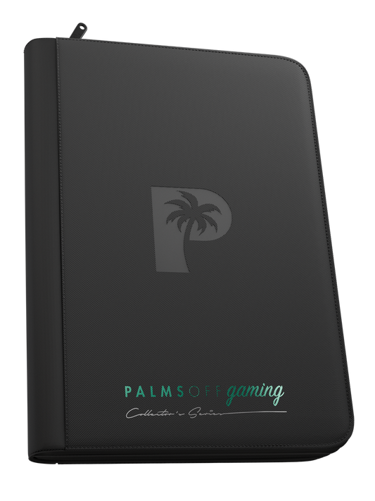 Palms Off Gaming | Collector's Series 9 Pocket Zip Binder - Black