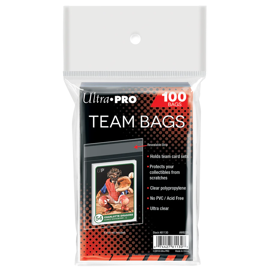 Ultra Pro - Team Bags Resealable 100ct