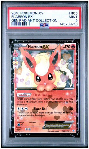 Flareon EX RC6/RC32 - Generations Radiant Collection (PSA 9 MINT)