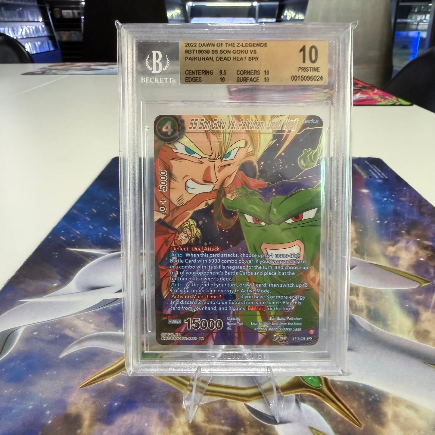 SS Son Goku vs. Paikuhan, Dead Heat (SPR) - BT18-038 Dawn of the Z-Legends