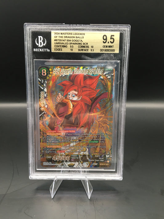 9.5 BGS SS4 Gogeta, Unrivaled Sparking [BT25 - BT25-147]