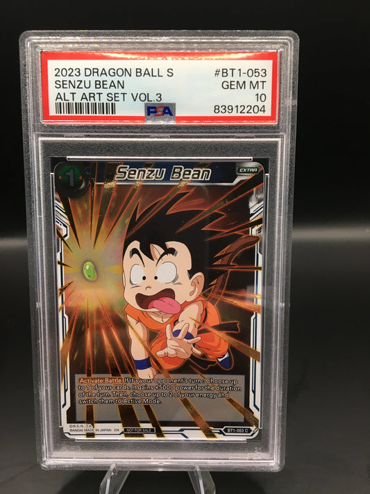 PSA 10 Senzu Bean (Alt. Art Card Set 2023 Vol. 3) [TPR - BT1-053]