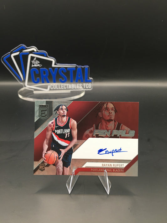 Rayan Rupert – 2023-24 Panini Elite Pen Pals Rookie Auto NBA