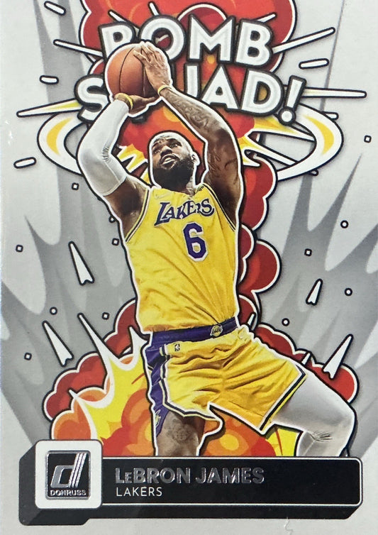 LeBron James 2022-23 Donruss Bomb Squad #3 - Los Angeles Lakers
