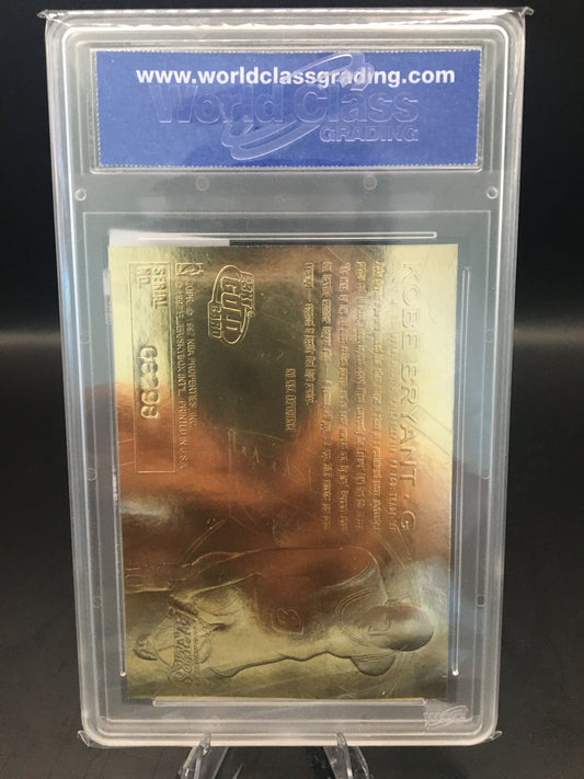 1996-97 Fleer 23KT Gold Kobe Bryant Rookie Card Purple Signature WCG 10 GEM MINT