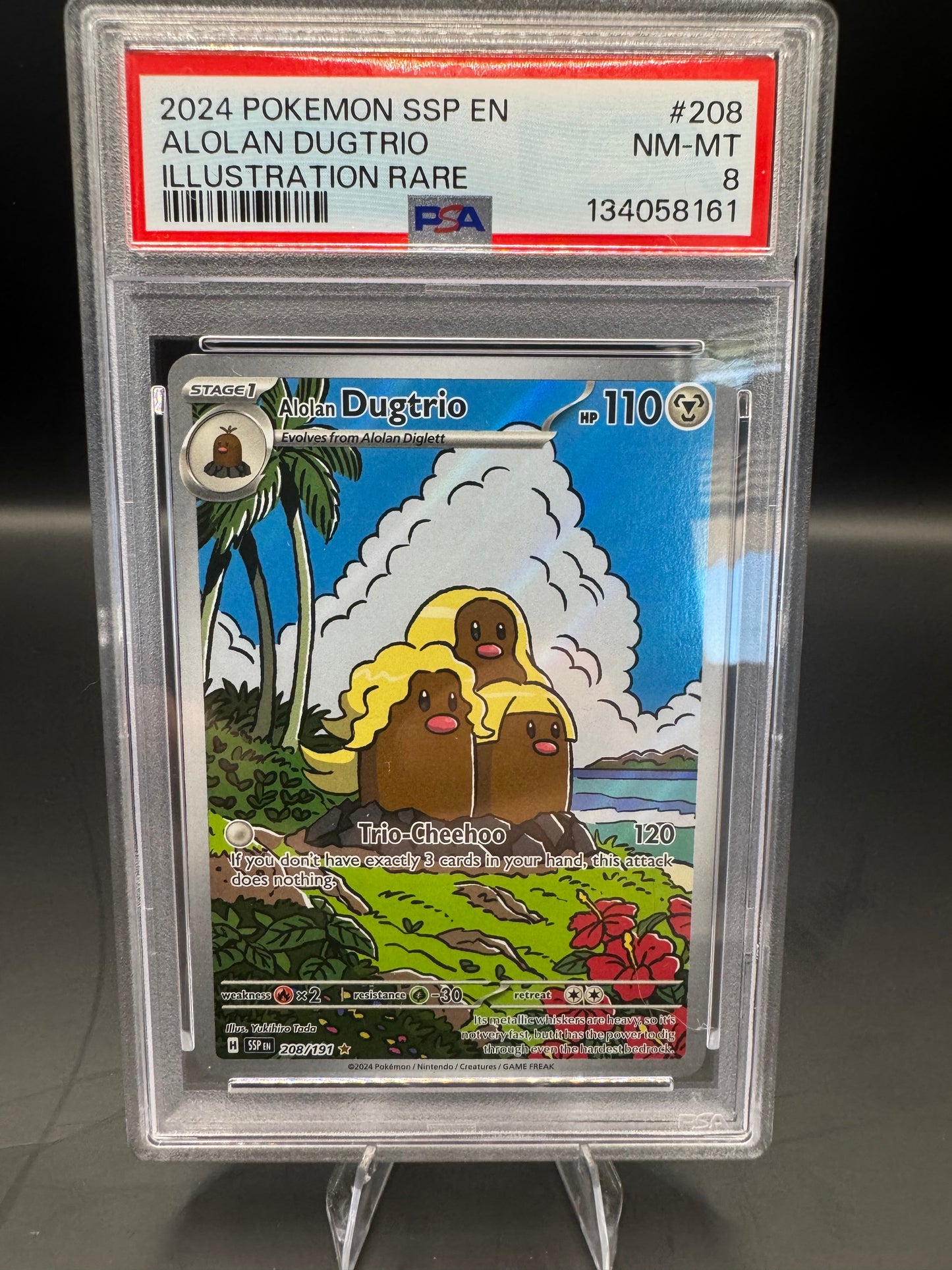 Illustration Rare Alolan Dugtrio - 208/191 [208/191 Near Mint ]