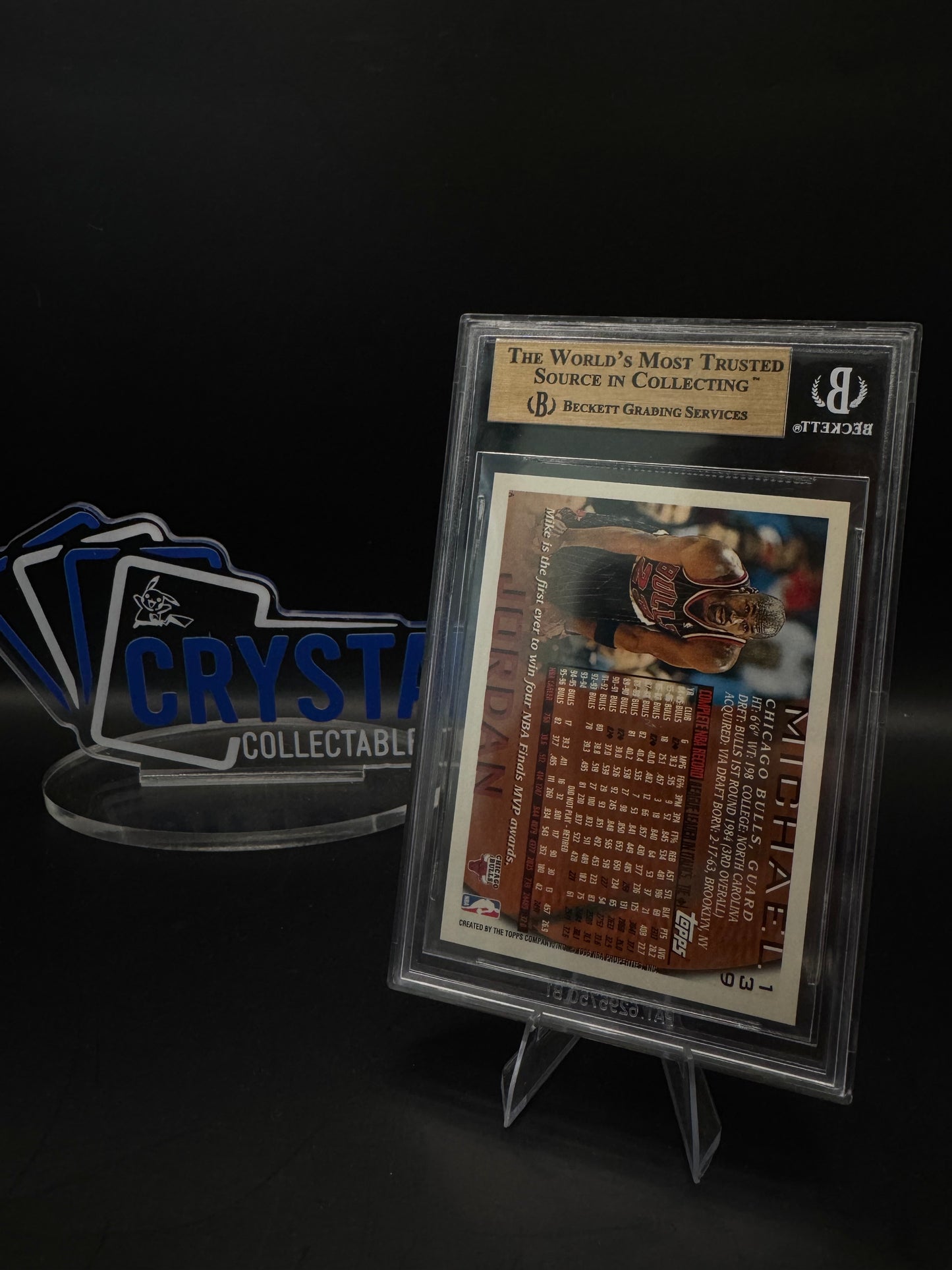 1996-97 Topps Basketball #139 MICHAEL JORDAN BGS 9.5 GEM MINT