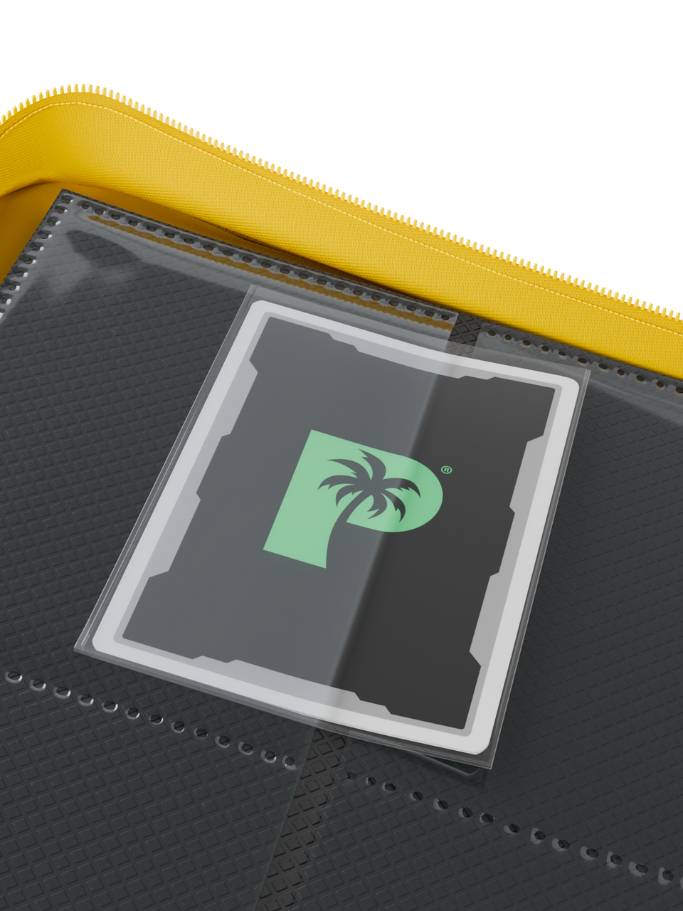 Palms Off Gaming | Collector's Series 4 Pocket Zip Binder - Yellow