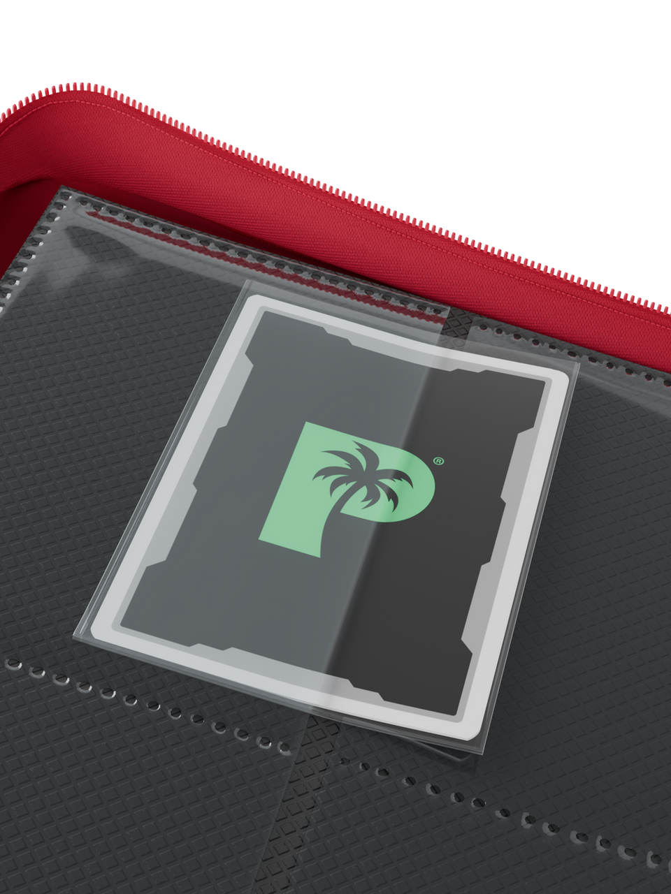 Palms Off Gaming | Collector's Series 4 Pocket Zip Binder - Red