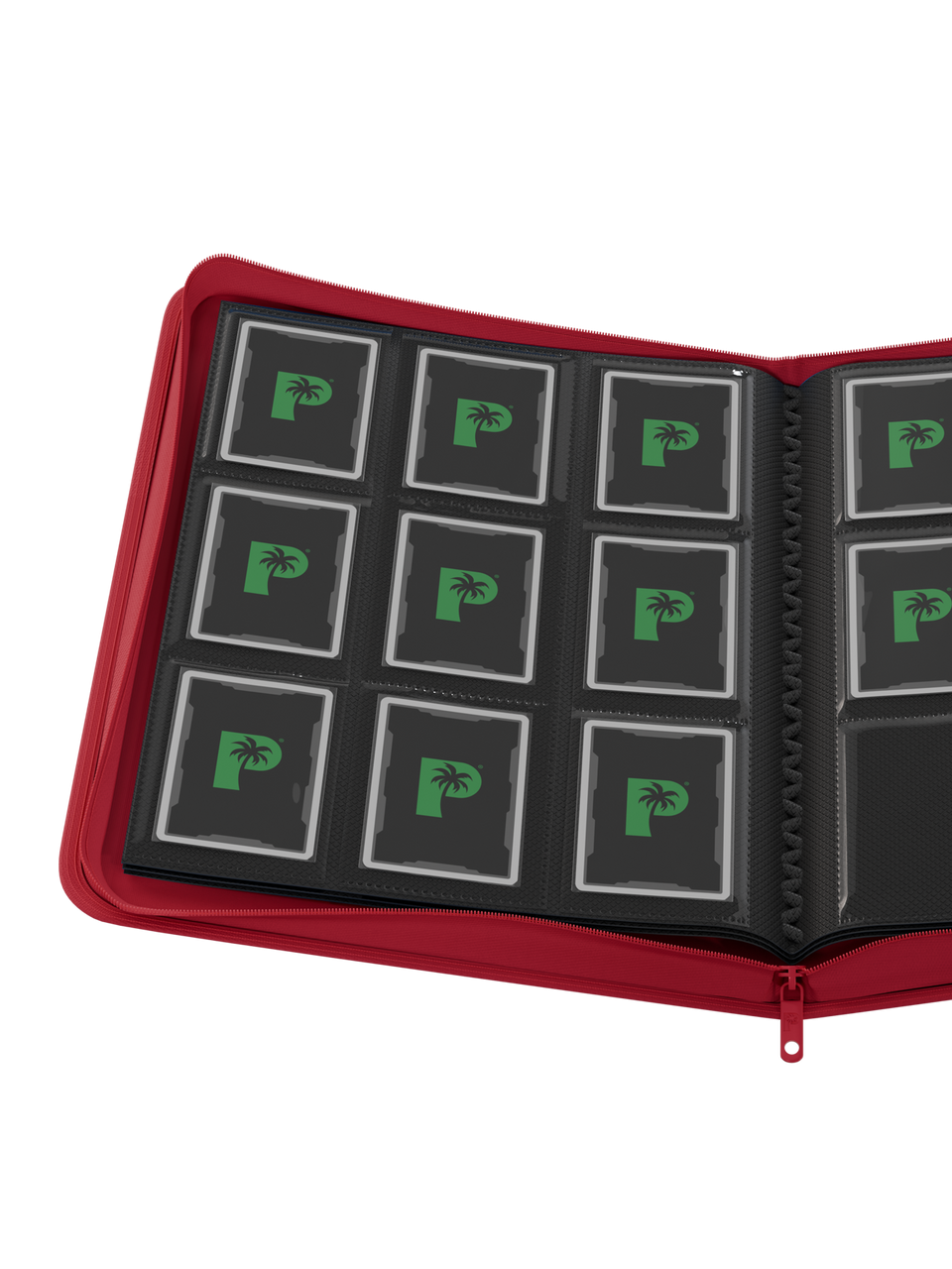 Palms Off Gaming | Collector's Series 9 Pocket Zip Binder - Red