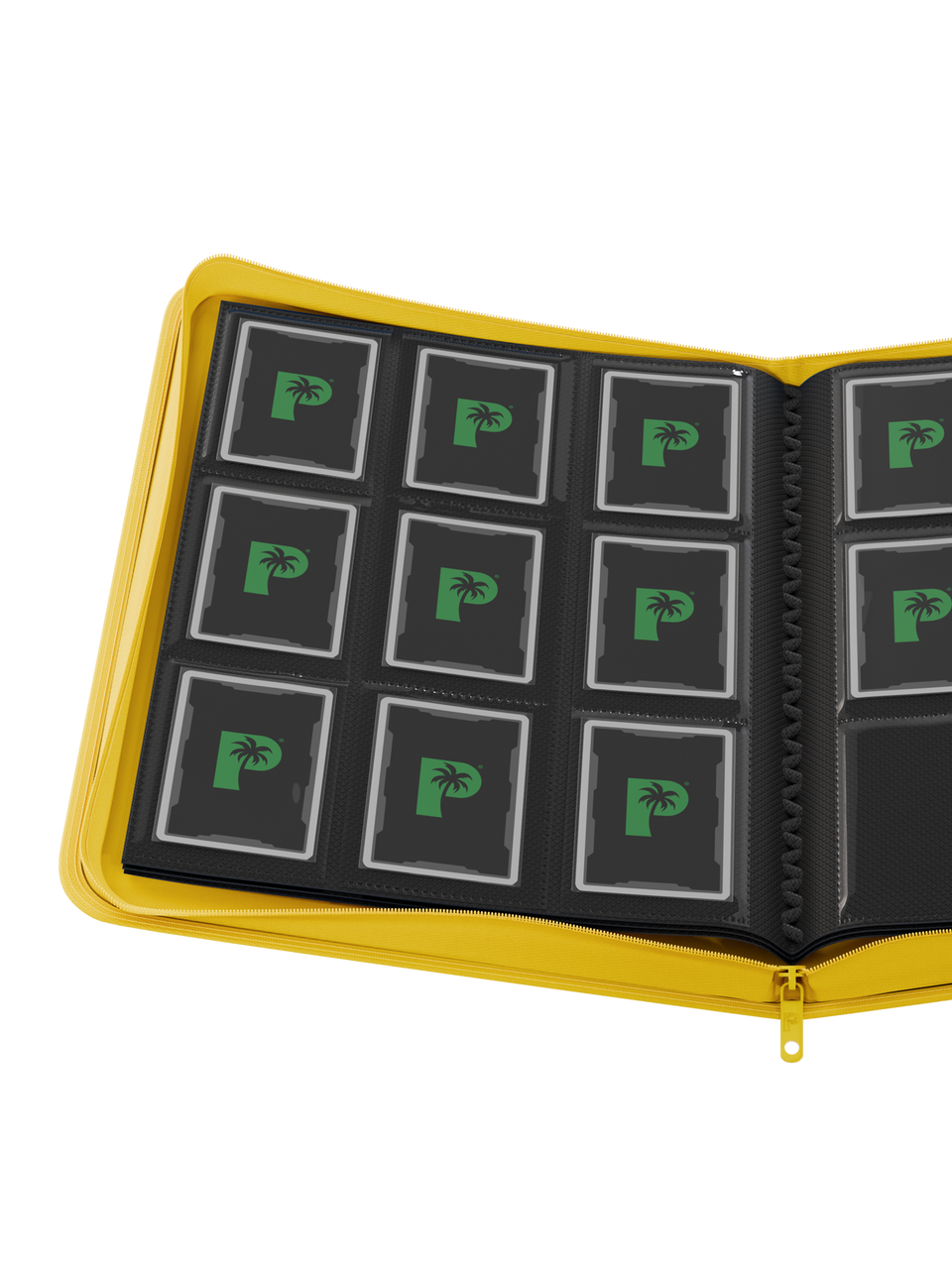 Palms Off Gaming | Collector's Series 9 Pocket Zip Binder - Yellow