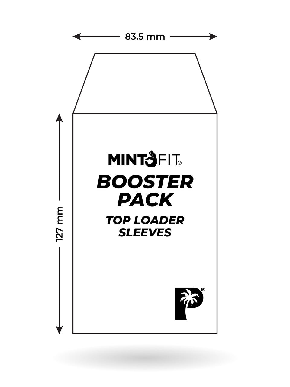 MintFit Booster Pack Top Loader Sleeves