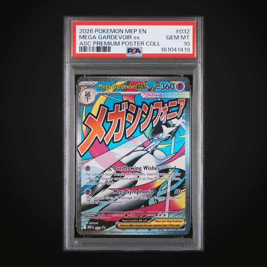 Mega Gardevoir ex MEP 032 Promo — PSA 10 Gem Mint (Ascended Heroes Premium Poster Collection)