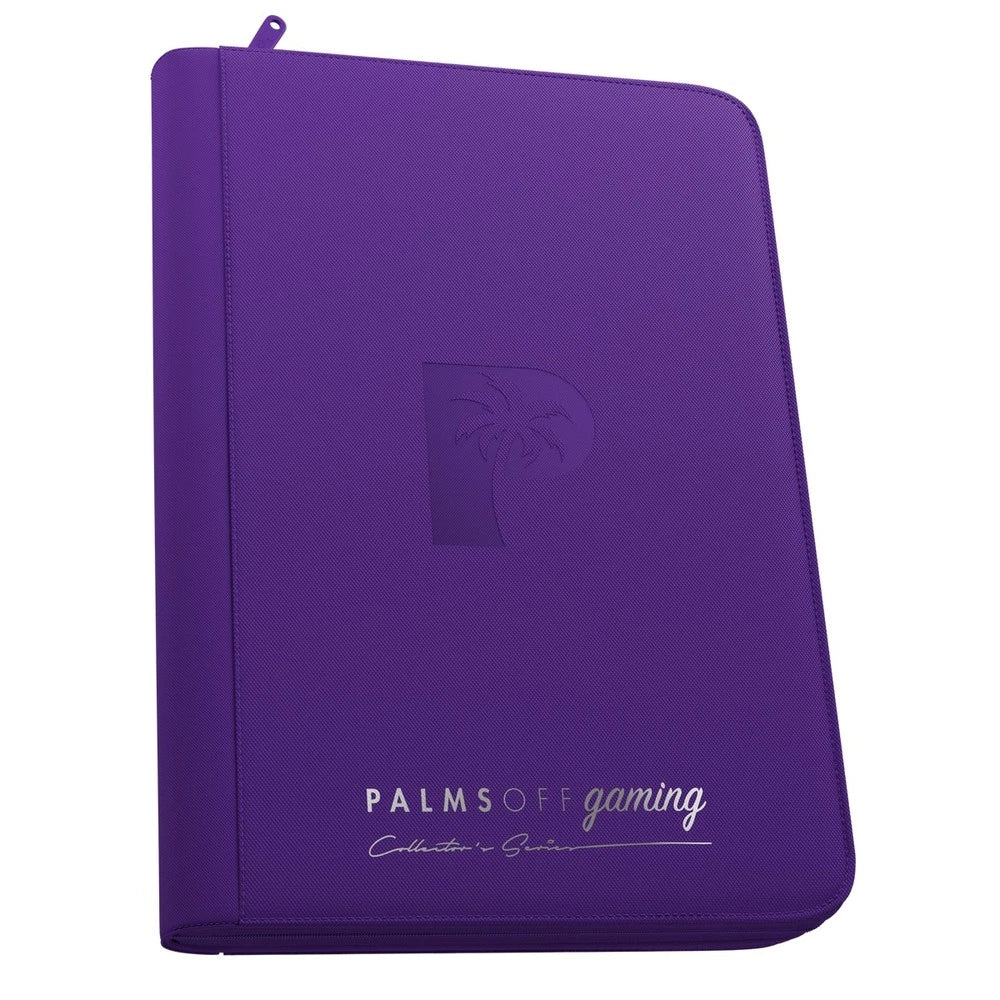 Palms Off Gaming | Collector's Series 9 Pocket Zip Binder - Purple
