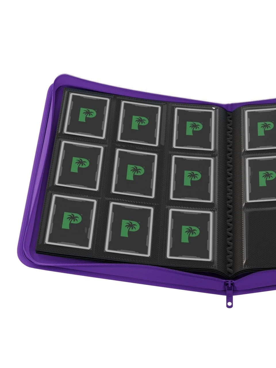 Palms Off Gaming | Collector's Series 9 Pocket Zip Binder - Purple
