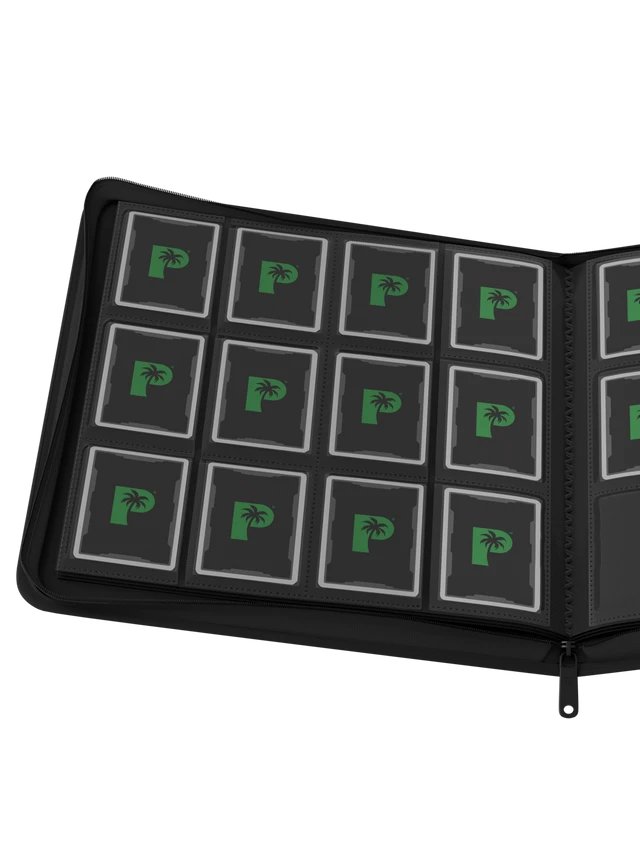 Palms Off Gaming | Stealth 12 Pocket Zip Binder | Black