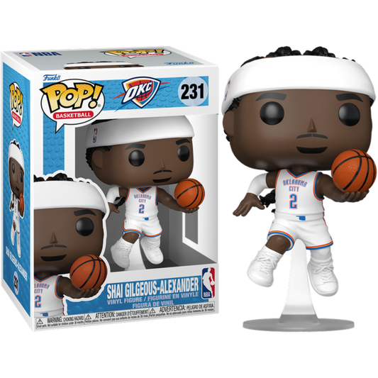 FUNKO POP | NBA: Thunder - Shai Gilgeous-Alexander #231 (Association Edition Jersey) Pop!