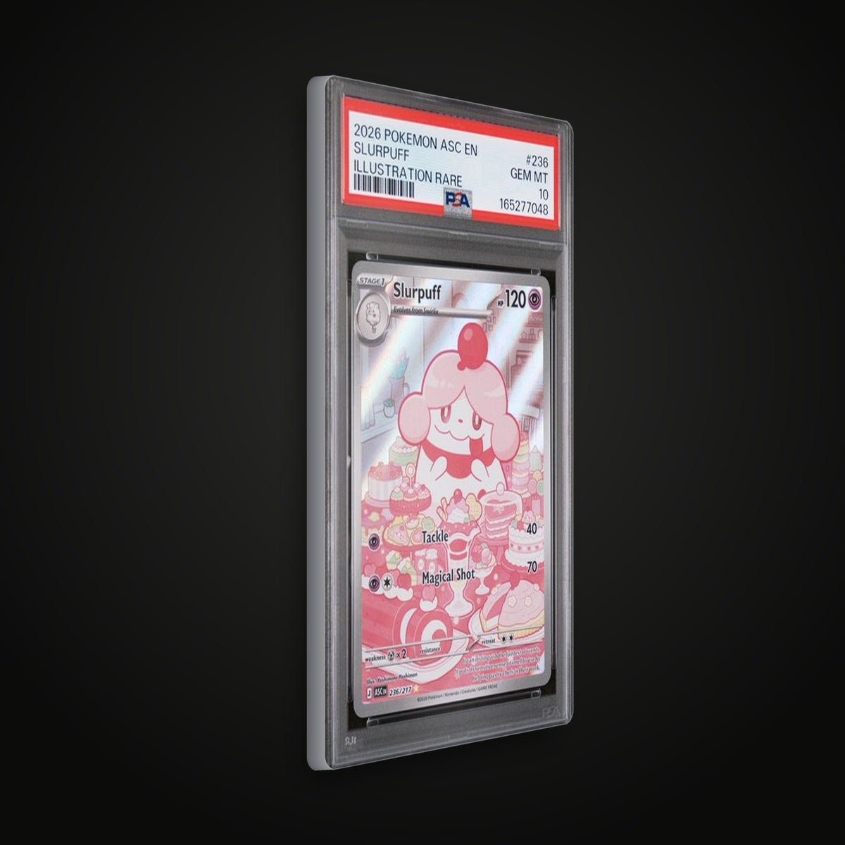 Slurpuff 236/217 Illustration Rare — PSA 10 Gem Mint (Ascended Heroes)