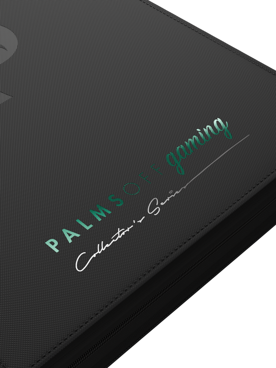 Palms Off Gaming | Collector's Series Top Loader Zip Binder - 9 Pocket - Black