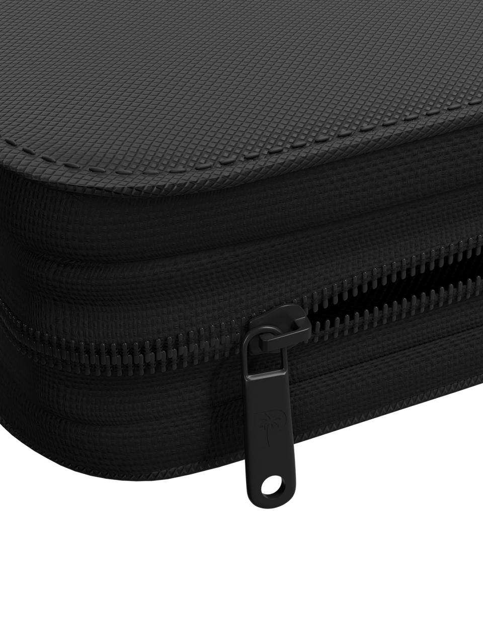 Palms Off Gaming | Collector's Series Top Loader Zip Binder - 9 Pocket - Black