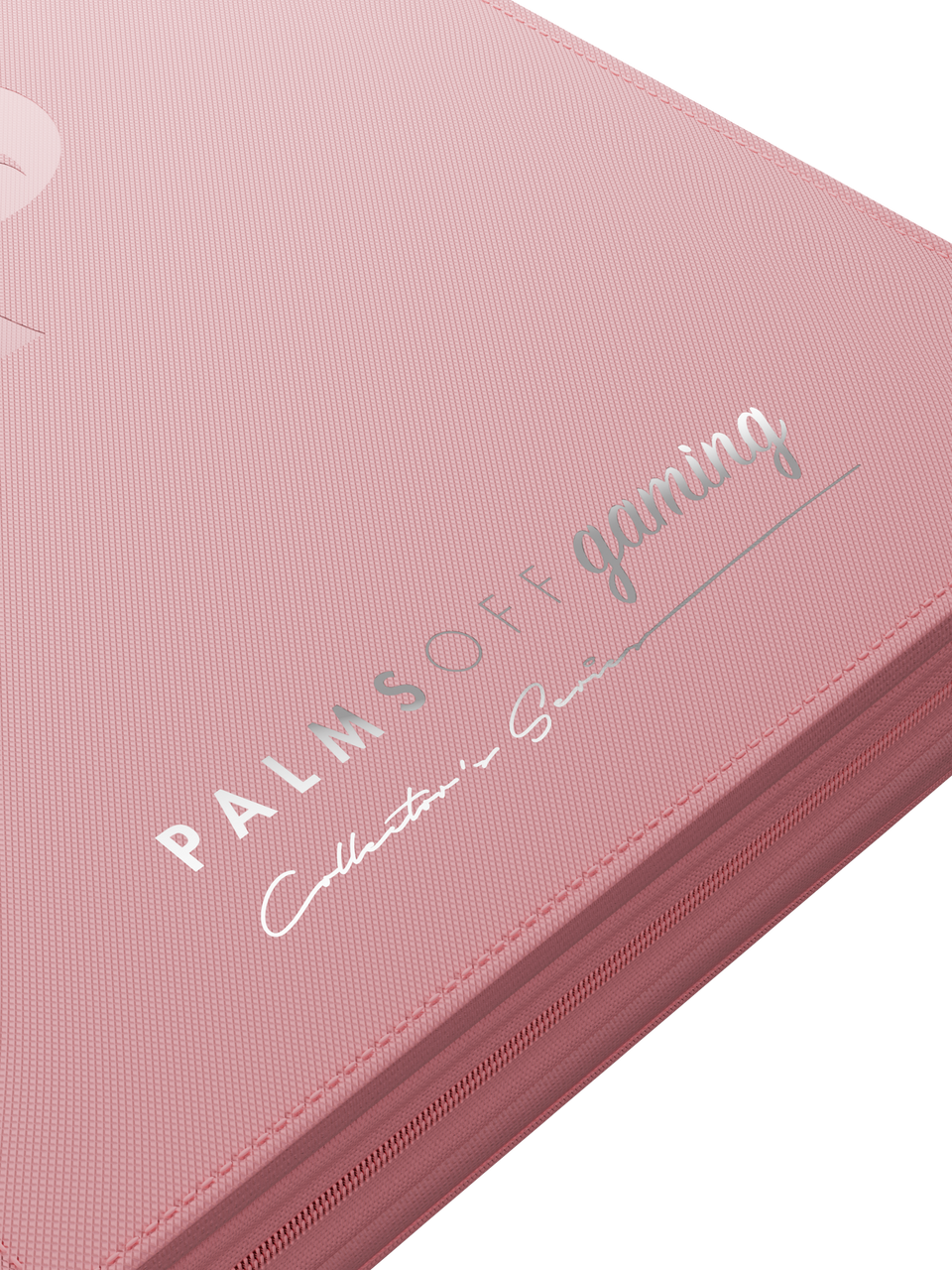 Palms Off Gaming | Collector's Series Top Loader Zip Binder - 9 Pocket - Pink